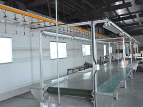 Screen printing line